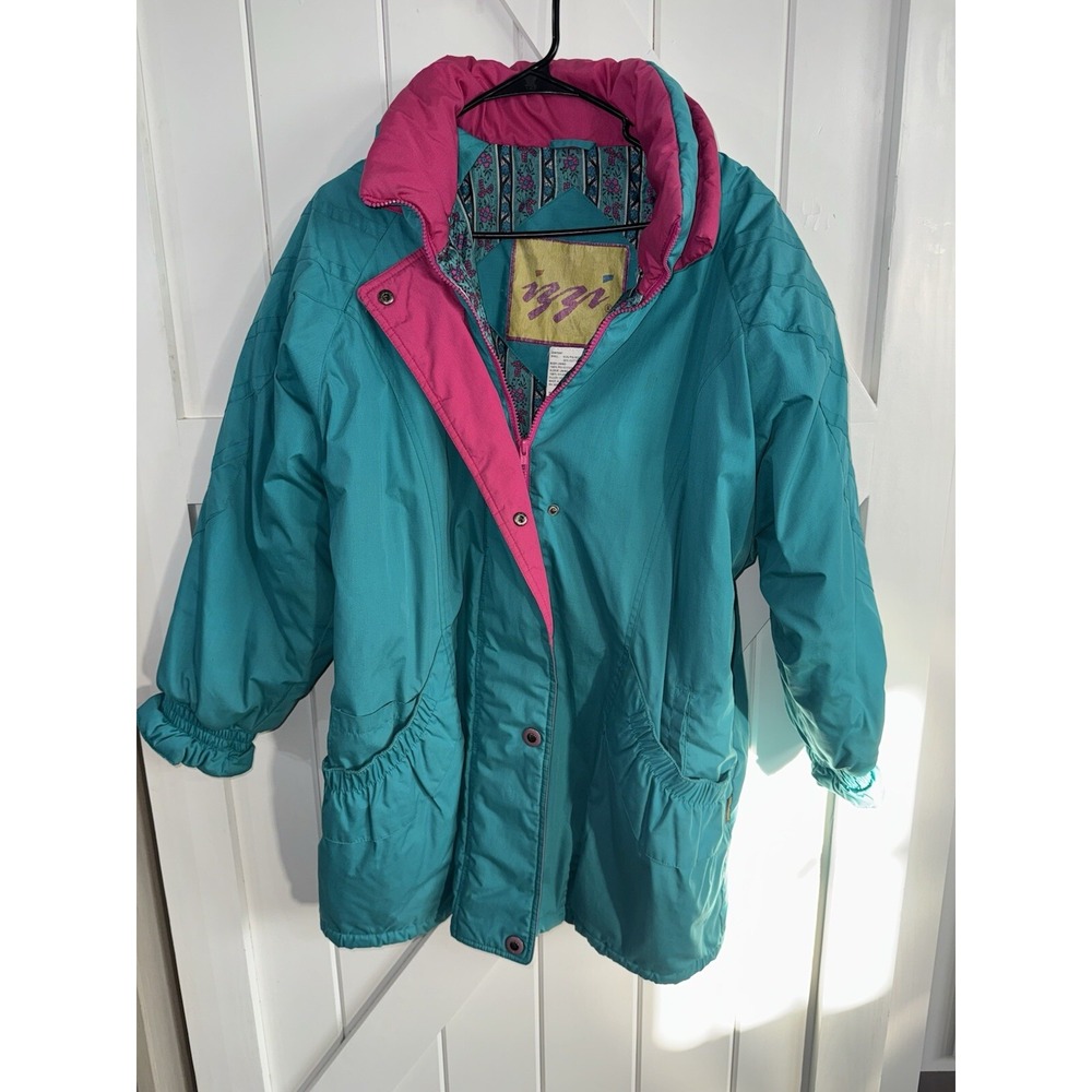 Vintage IZZIE 1990's Womens Winter Sports Ski Jacket Large L